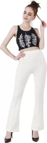 Pretty Graceful Bellbottom Pants For Women