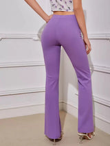 Pretty Graceful Bellbottom Pants For Women