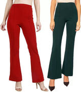 Pretty Graceful Bellbottom Pants For Women
