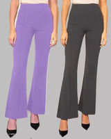 Pretty Graceful Bellbottom Pants For Women