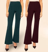 Pretty Graceful Bellbottom Pants For Women
