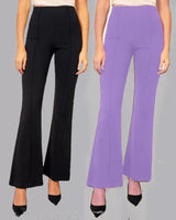Pretty Graceful Bellbottom Pants For Women
