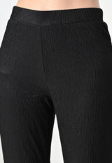 Trendy Glamorous Women Black Trousers