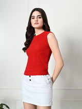 Stylish Glamorous Girls and Womens Red Tops