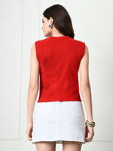 Stylish Glamorous Girls and Womens Red Tops