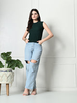 Stylish Glamorous Girls and Womens Green Tops