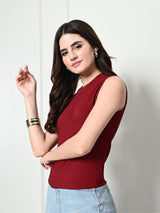 Stylish Glamorous Girls and Womens Maroon Tops