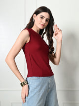 Stylish Glamorous Girls and Womens Maroon Tops