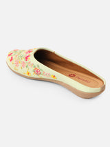 Pairs4U Pista Canvas Upper Flats with Embroidered For Womens