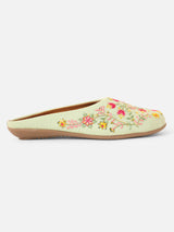 Pairs4U Pista Canvas Upper Flats with Embroidered For Womens