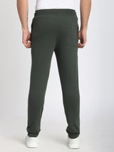 Stitch Hub Olive Loop knit Track Pant for Men