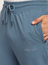 Stitch Hub Denim Loop knit Track Pant for Men