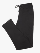Stitch Hub Black Loop knit Track Pant for Men