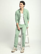 Stitch Hub Pista Loop knit Zipper Hoodie - Long Sleeve, Regular Fit