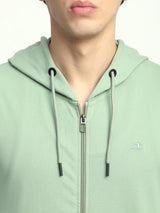 Stitch Hub Pista Loop knit Zipper Hoodie - Long Sleeve, Regular Fit