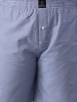 Urban Scottish Mens Blue Pure Cotton Checked Plus Size 3Xl Regular Boxers-6