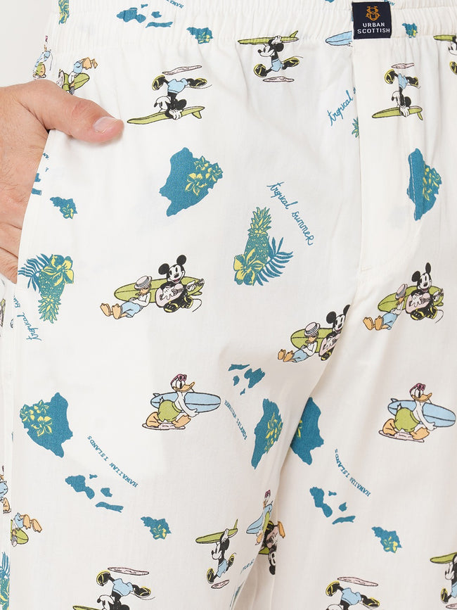Urban Scottish Men Printed Casual Multi Pyjama