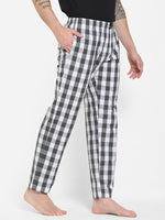 Urban Scottish Men Checkered Grey Pyjama-5