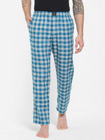 Urban Scottish Men Checkered Blue Pyjama-2