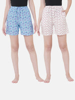 Urban Scottish Women Viscose Rayon Regular Printed Shorts