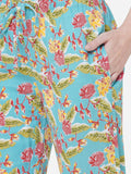 Urban Scottish Women Floral Print Casual Multi Pyjama