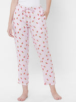 Urban Scottish Women Printed Casual Pink Pyjama-2