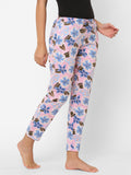 Urban Scottish Women Floral Print Lounge Wear Pink Pyjama